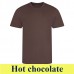 JC001 COOL T - Unisex környakú póló szublimáláshoz hot chocolate
